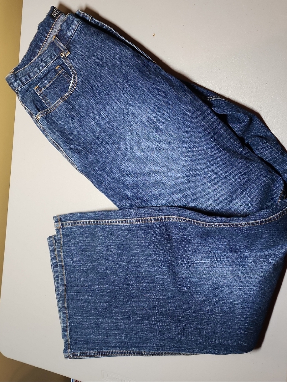 Chico's Women's Straight-Leg Dark Blue Jeans
